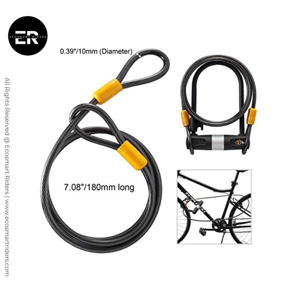 Via Velo U-Lock With Cable | Ecosmart Riders™