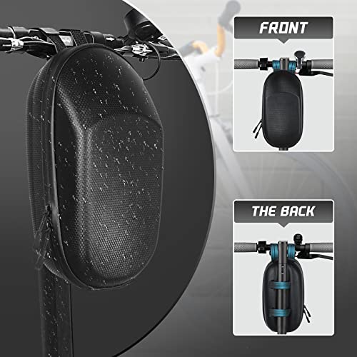 Honszex Candado Antirrobo para Scooters/Patinete Eléctricas/Bicicletas/ Carritos de Bebé, Candado de Cadena Resistente con Llave y Bolsa Impermeable